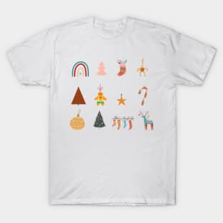 cute holiday christmas season sticker pack T-Shirt